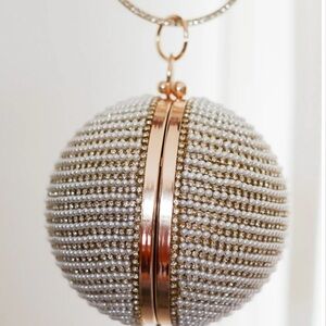Rhinestone Ball Handbag